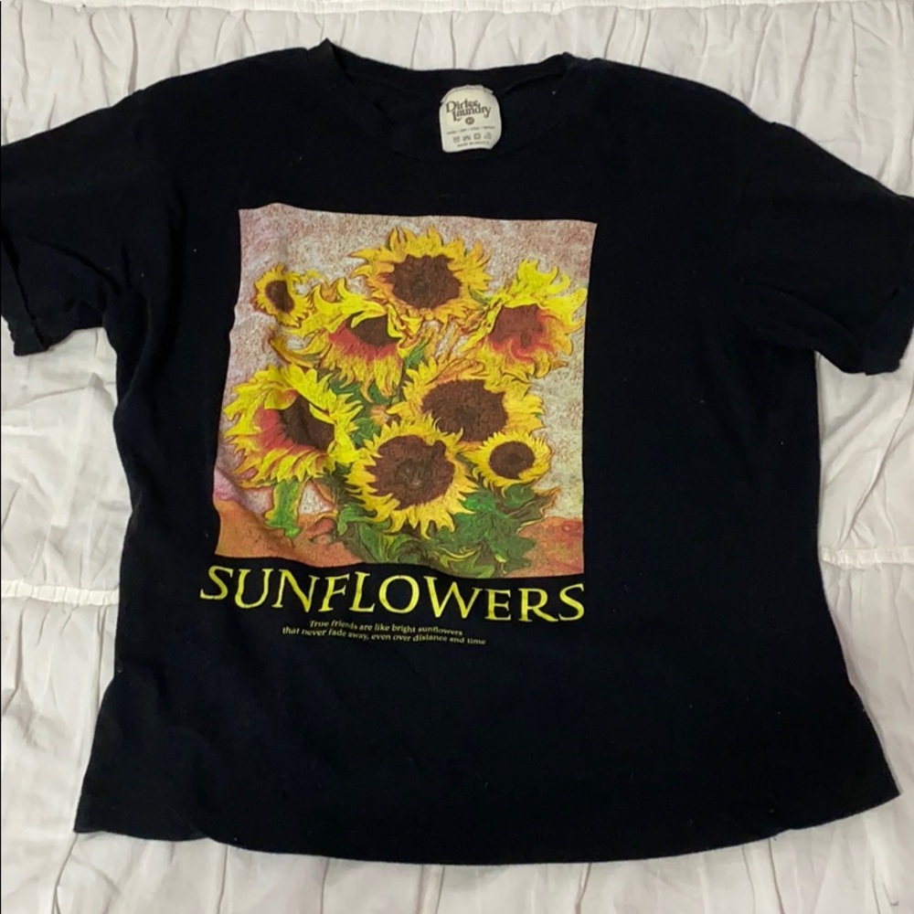 Sunflower graphic Lose Fitting Tee